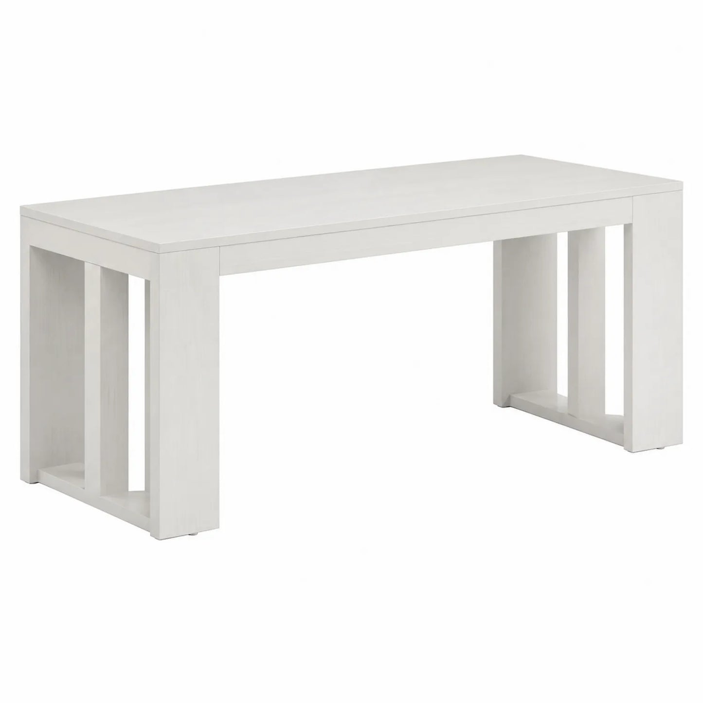 Mesa de madera blanca 150x60x75 cm