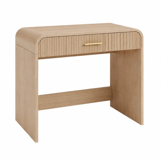 Tocador de madera con cajón 80x40x78 cm