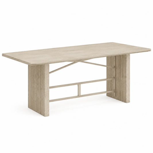 Mesa de comedor de madera 200x90 cm