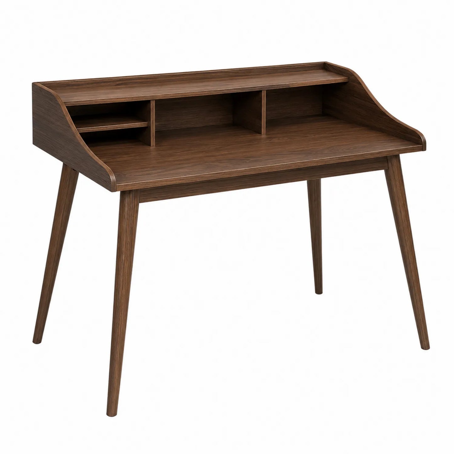 Escritorio de madera con compartimentos 75x110x60 cm