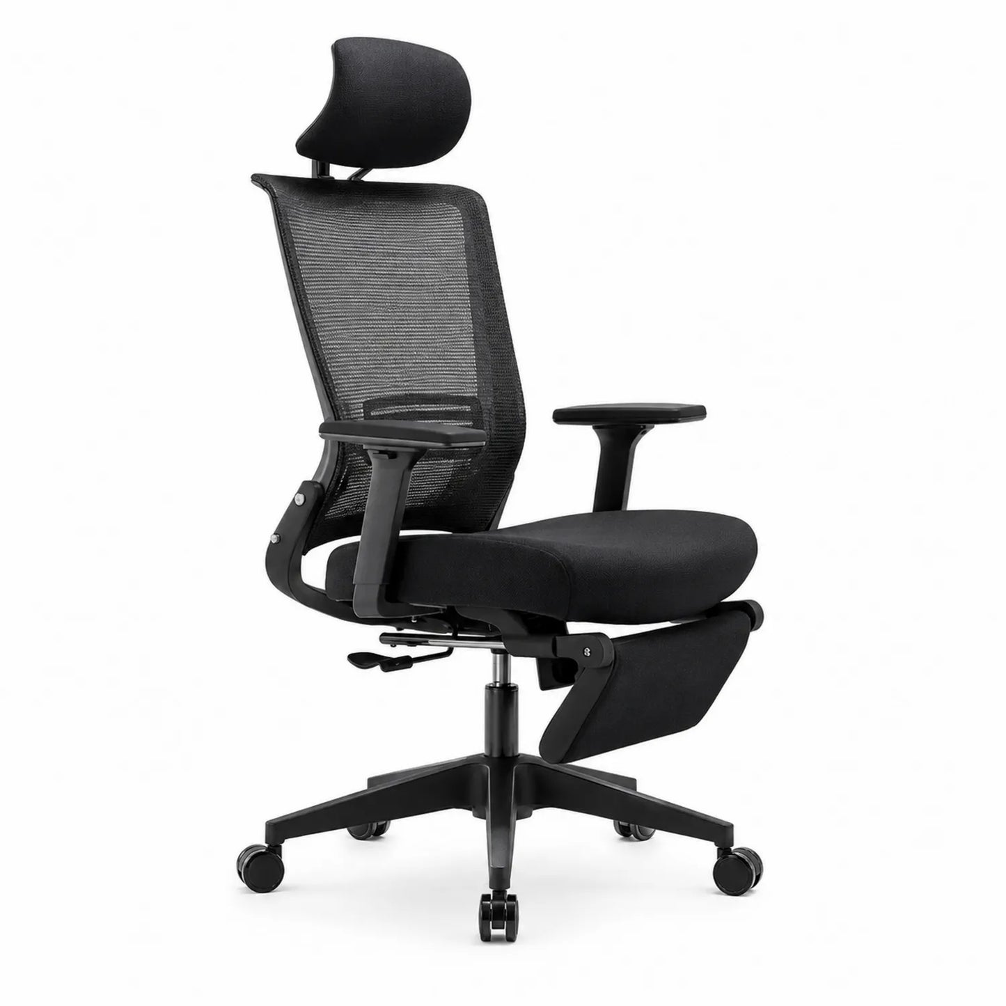Silla ergonómica de oficina con malla y reposacabezas ajustable